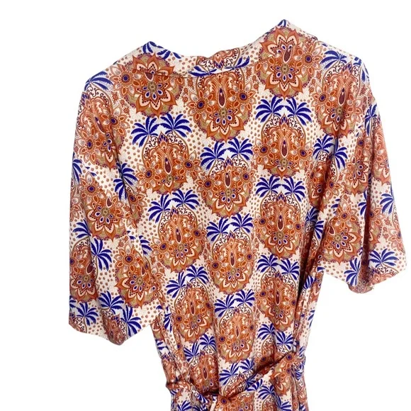 Cara Cara Hobbs midi dress orange size M/L m